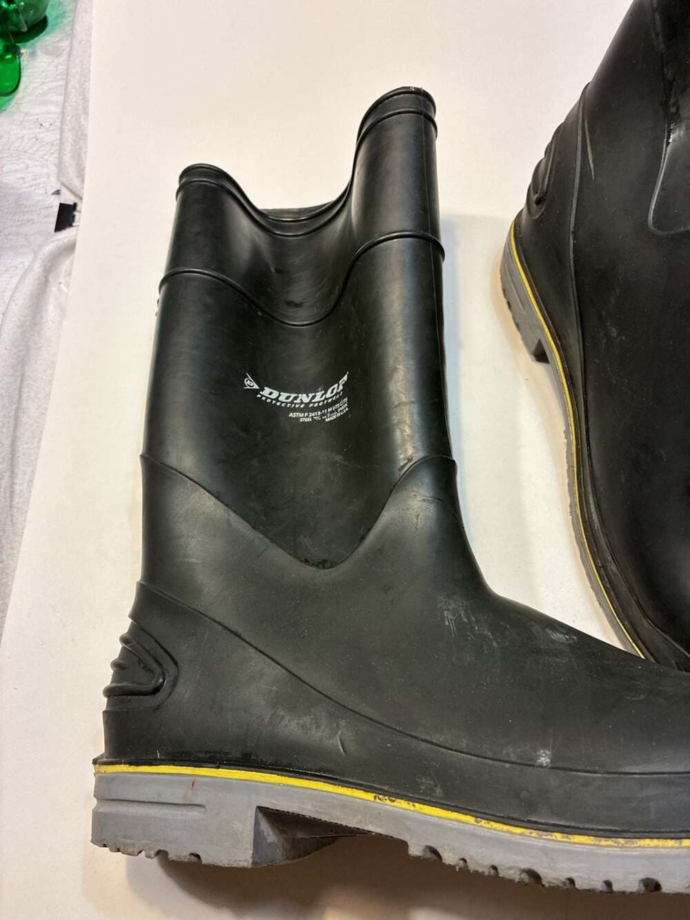 Dunlop Protective Footwear Steel Toe Work Boots Men's Size 13